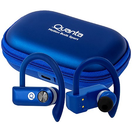 Fone de Ouvido sem Fio QUANTA Motion Buds Sport QTFOE10 Azul