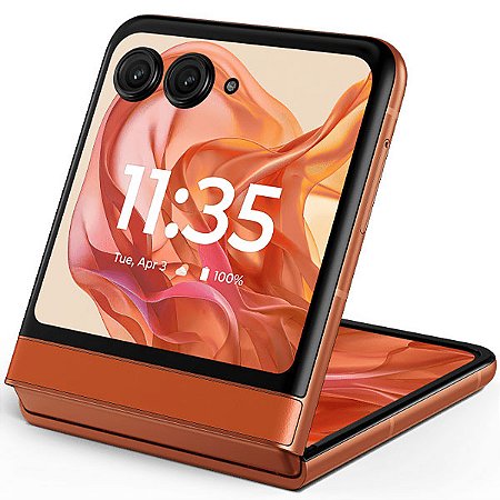 Smartphone MOTOROLA razr 50 XT2453-1 NFC Nano + eSIM de 256GB/8GB RAM de 6.9" 50+13/32MP Laranja Spritz