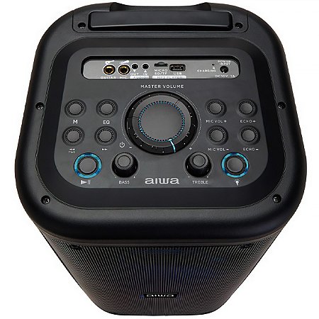 Caixa de Som AIWA AWPOP11 2 de 6.5" 30 watts RMS com Bluetooth USB FM Preto