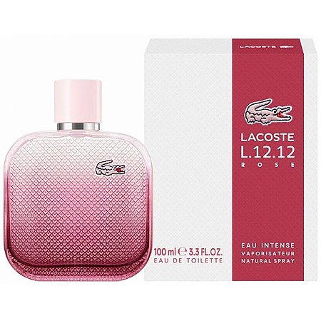 Perfume Feminino LACOSTE L.12.12 Rose Eau Intense EDT 100 ml