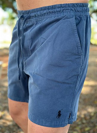 Short Masculino Sarja PRL Azul