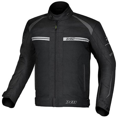 Jaqueta Motociclista X11 One 2 100% Impermeável Preto