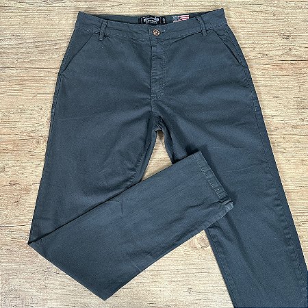 Calça Masculina Sarja PRL Chumbo