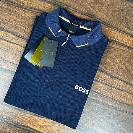 Camisa Polo Masculina HB Azul Marinho