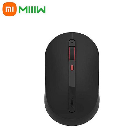 Mouse XIAOMI Miiiw Usb sem Fio Silencioso 2.4ghz Ajuste de DPI Óptico para Laptop Notebook Jogos