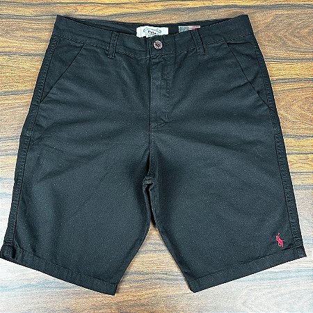Bermuda Masculina Sarja PRL Preto
