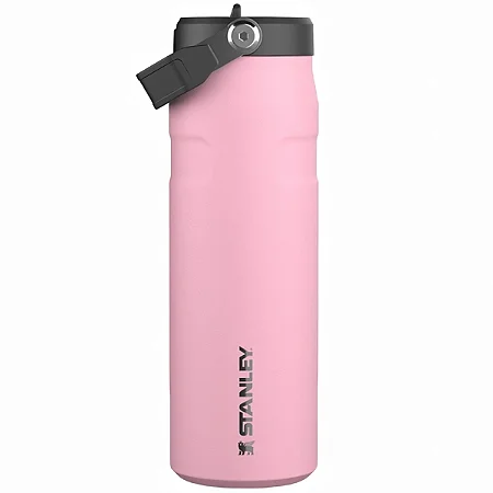 Garrafa Térmica STANLEY Messi Goat Aerolight Iceflow Bottle de 710 ml Rosa com Preto