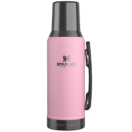 Garrafa Térmica STANLEY Messi Goat Mate System de 1.2 Litros Rosa com Preto