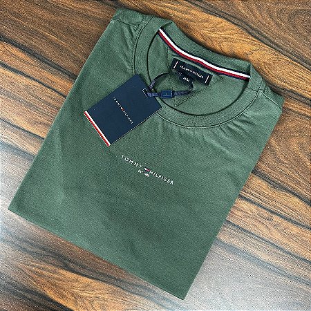 Camiseta Masculina TH Verde