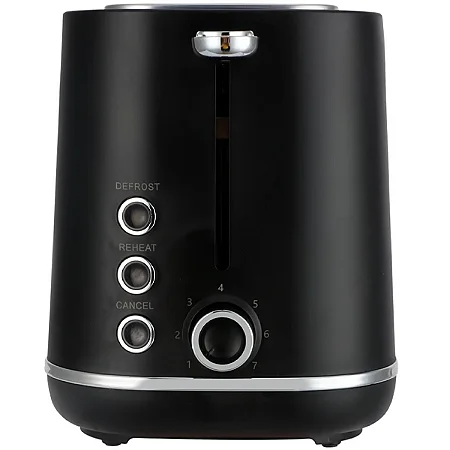 Torradeira AIWA AWTD1430 850 Watts 07 Temperaturas 220 - 240V ~ 50 60Hz Preto com Prata