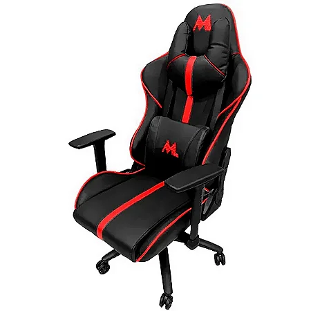 GAMES - Cadeira Gaming MTEK MK02 Preto com Vermelho