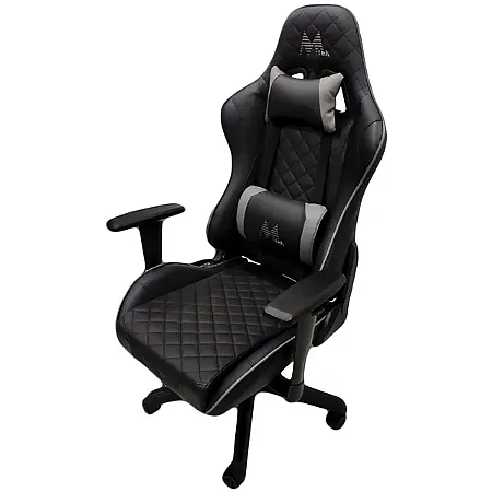 GAMES - Cadeira Gaming MTEK MK01 Preto com Cinza