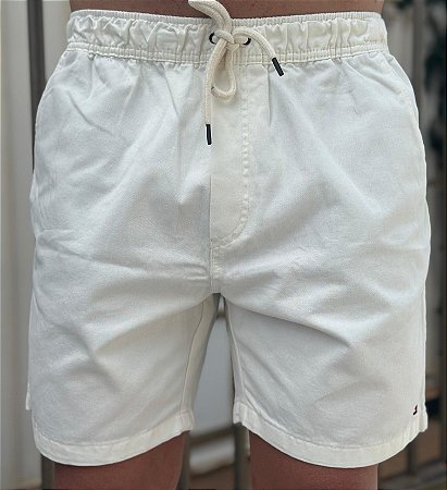 Short Masculino em Sarja TH Branco