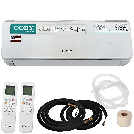Ar Condicionado COBY CY-AC-INV-12K Inverter 12.000 BTUs Frio Quente 50Hz Branco
