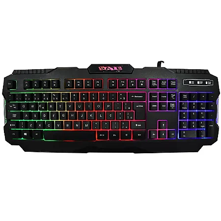 GAMES - Teclado Gaming SATELLITE AK-837 USB com Backlight Preto