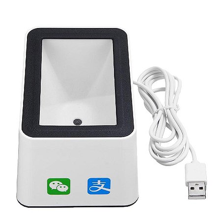 Leitor de Código de Barras Scanner USB Versátil Digitalização Leitor de Código sem Necessidade de Drivers