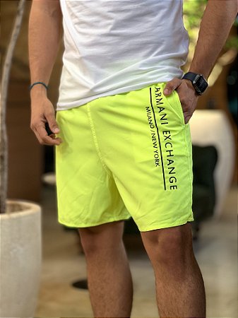 shorts verde limao