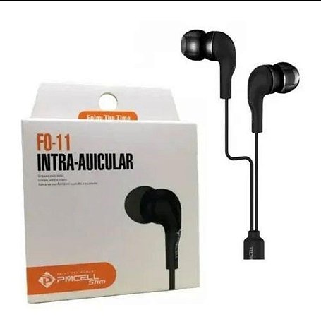 Fone de Ouvido Intra-Auricular F0-11 PMCELL - M. Acessórios