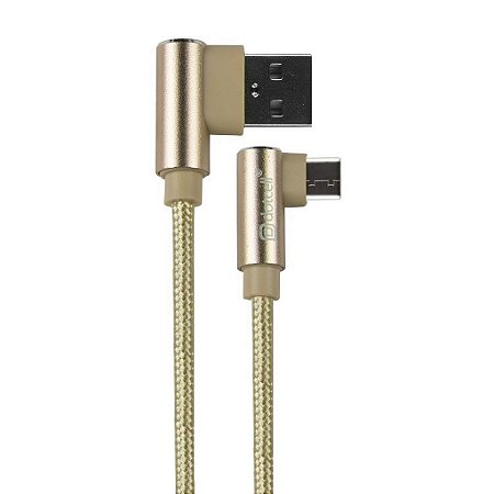 CABO USB TYPE-C DOTCELL DC-1107 DOURADO