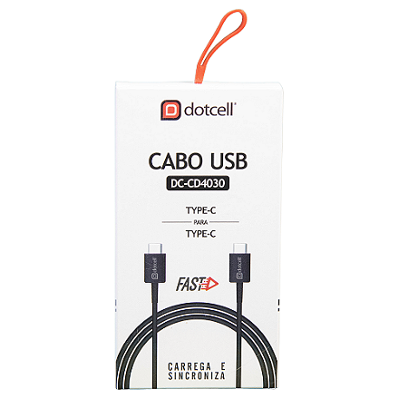 CABO USB DOTCELL DC-CD4030 PRETO