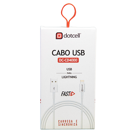 CABO USB DOTCELL DC-CD4000 BRANCO