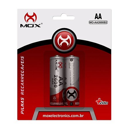 PILHA RECARREGAVEL MOX MO-AA2600 B2