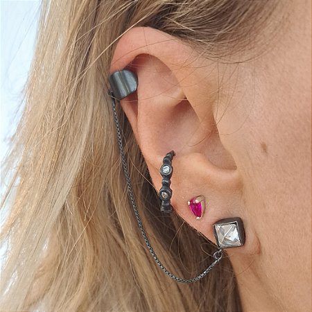 Brinco Zircônia Piercing
