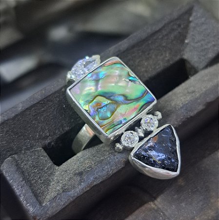 Anel único Abalone