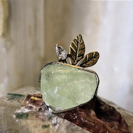 Anel Floresta  Fluorita