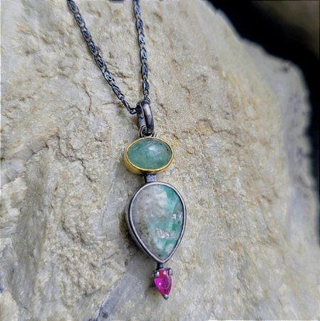 Pingente Candy Esmeralda