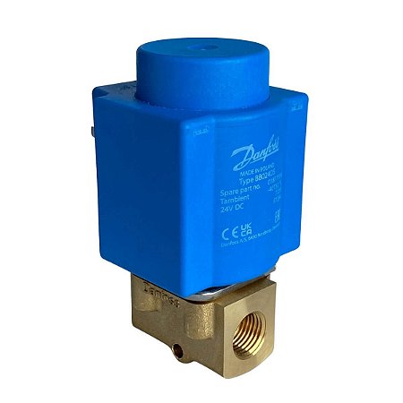 Válvula solenoide completa Danfos para autoclave Cristófoli