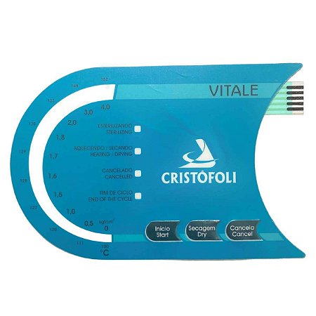 Teclado membrana autoclave Cristófoli Vitale NV