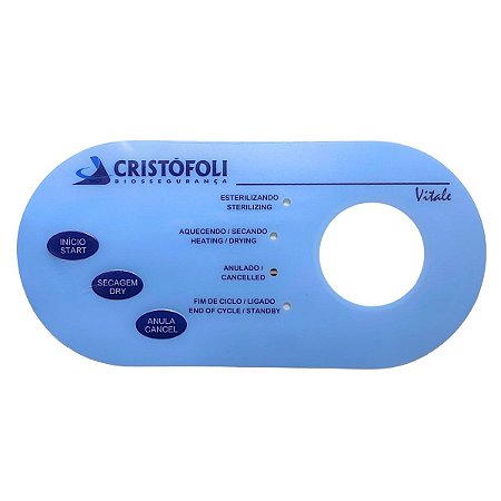 Teclado membrana autoclave Cristófoli Vitale VT