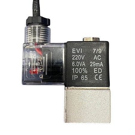 Válvula solenoide de alivio cabeçote compressor