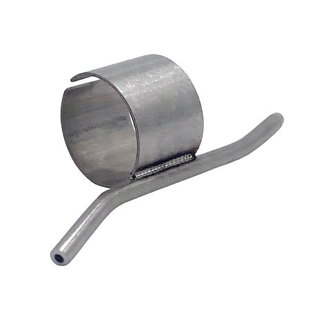 Tubo metálico de irrigação para peça reta