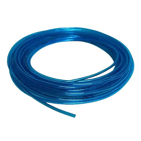 Mangueira PU espaguete azul 3,0 x 1,6