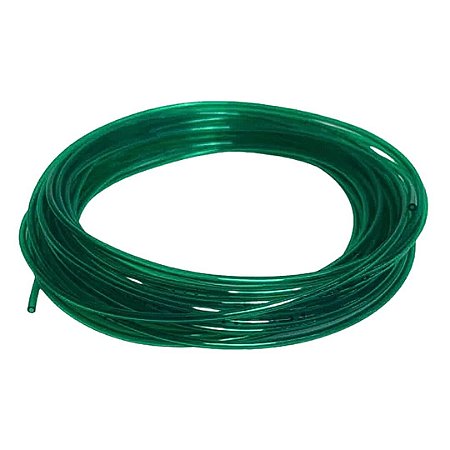 Mangueira PU espaguete verde 3,0 x 1,6