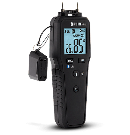 Medidor de umidade com pinos com Bluetooth® MR55