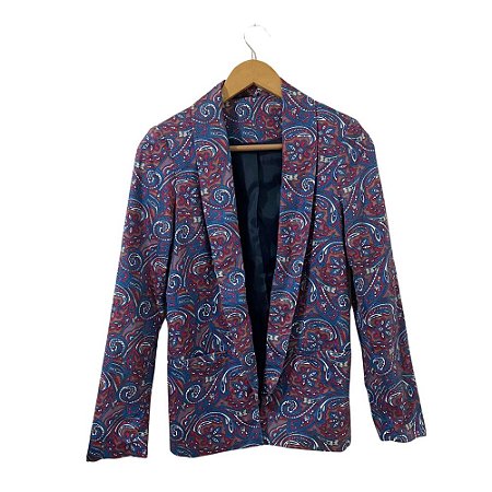 Blazer Estampado Paisley, P