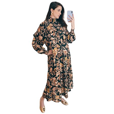 Vestido Longo Floral, M