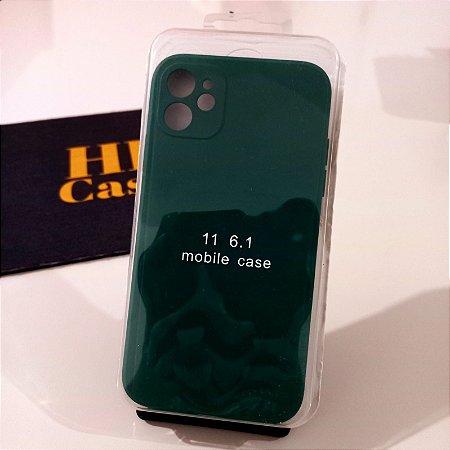 Capa de Silicone iPhone 12 Pro Max Verde Escuro - CasesStore