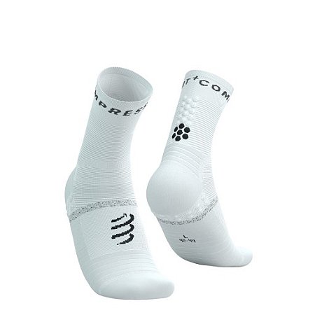 MEIA COMPRESSPORT PRO MARATHON BRANCA