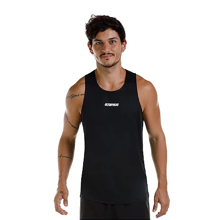 REGATA CORRE MASCULINA PRETO-PRATA