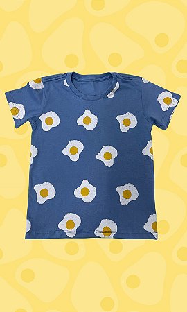 Camiseta azul Ovo