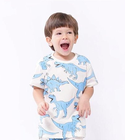 Camiseta Dinos azuis