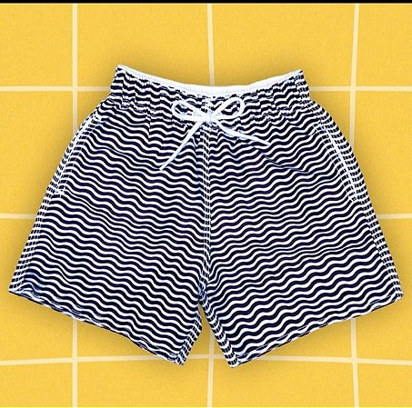 Tactel ondas preto e branco