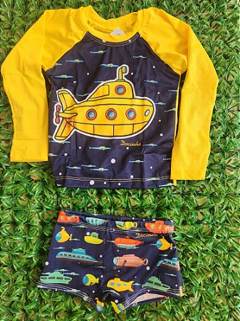 Conjunto Submarino amarelo