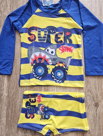 Conjunto super tubarão