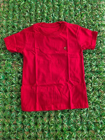 Camiseta básica vermelha