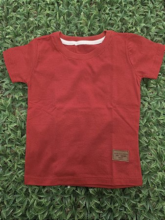 Camiseta básica vermelha